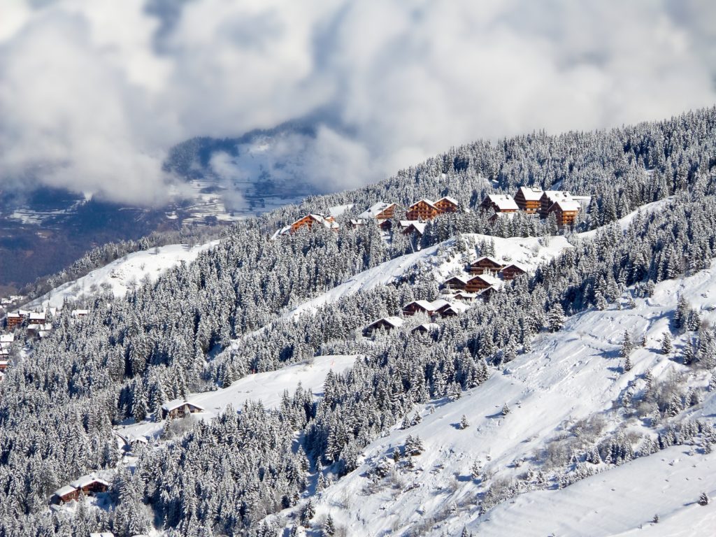 Meribel, Alpy, Francja