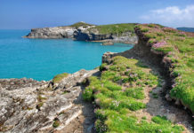 Podróże kinem podszyte: gdzie powstawały najpopularniejsze filmy ostatnich miesięcy Rocky shore Kornwalia