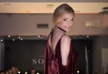 Znane aktorki jako modelki na pokazie Doroty Goldpoint Katarzyna Galica jako modelka Doroty Goldpoint