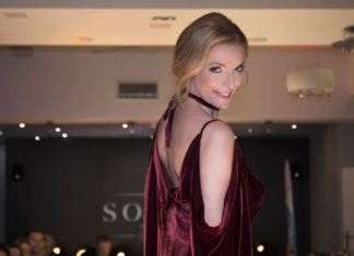 Znane aktorki jako modelki na pokazie Doroty Goldpoint Katarzyna Galica jako modelka Doroty Goldpoint