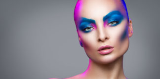 Neonowe powieki, wyrazista kreska… To zimowy makijaż Zimowy make-up