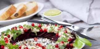 Zdrowy smak natury: przepis na Carpaccio z buraków z hummusem carpaccio z buraków