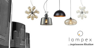 Praktyczne i nastrojowe. Jak wybrać lampy do salonu? Lampex baner inspirowane blaskiem