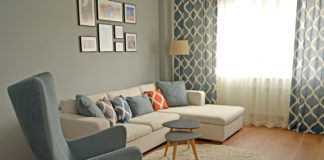 Wnętrze w stylu skandynawskim Salon w stylu skandynawskim