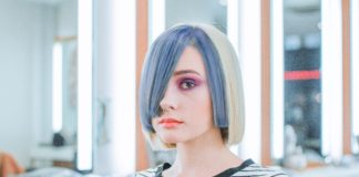 Modne fryzury 2019 Kobieta w modnej fryzurze