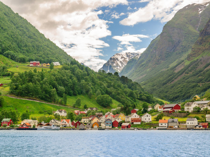 Krajobraz Norwegii