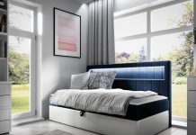 Jakie łóżko młodzieżowe wybrać do pokoju nastolatków? łóżko kontynentalne w pokoju nastolatka