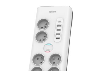 Listwa przepięciowa z USB Philips listwa przepięciowa