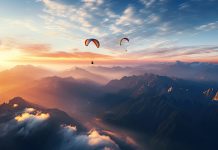 Podróże w poszukiwaniu najlepszych miejsc na paralotniarstwo paralotnia