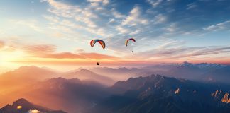 Podróże w poszukiwaniu najlepszych miejsc na paralotniarstwo paralotnia