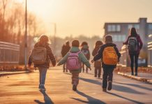 Jak przygotować dziecko na pierwszy rok w szkole? dzieci idą do szkoły